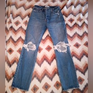 Abercrombie and Fitch dad jeans